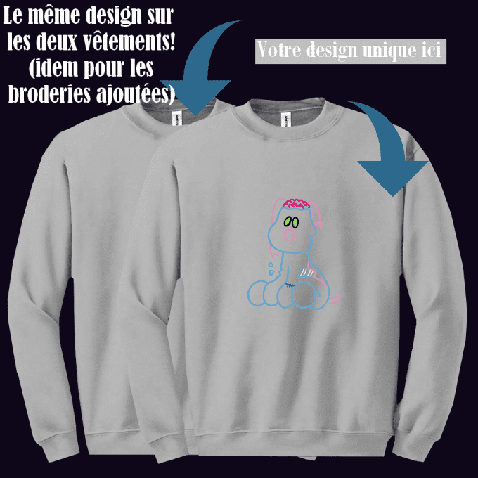 Création "One Line" - Sweat sans capuche